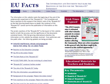 Tablet Screenshot of eu-facts.org